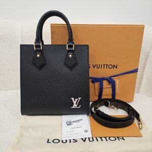 LV Sac Plat NV BB Epi Leather Black