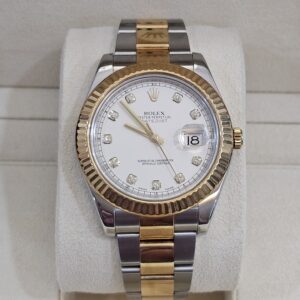 Rolex Datejust 41mm Yellow Gold, Diamond-set Dial, 116333 (2016)