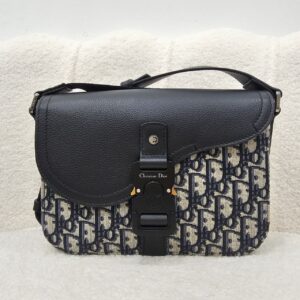 Dior Small Saddle Messenger Bag with Flap