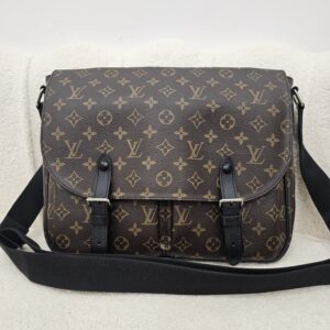 LV Monogram Macassar Christopher Messenger Bag