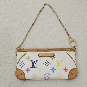 LV Multicolore White Pochette Milla