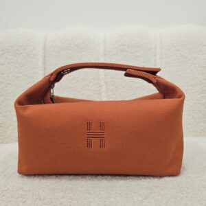 (UNUSED) Hermes Bride-A-Brac Case Small Model Orange Feu